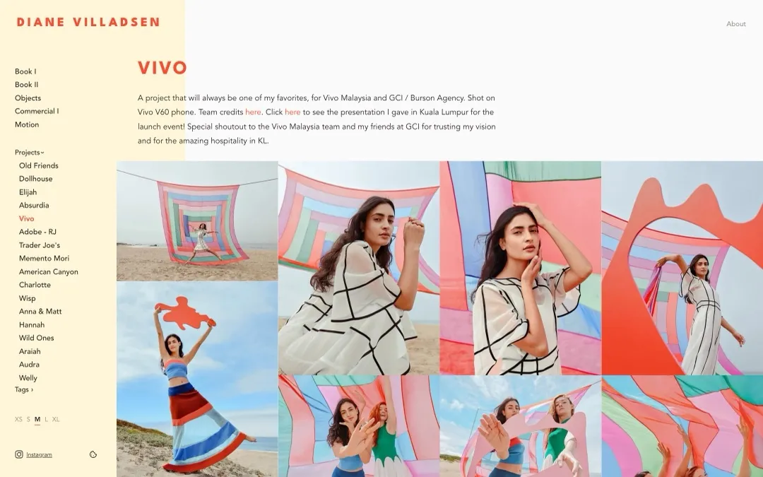 Project page · description and gallery