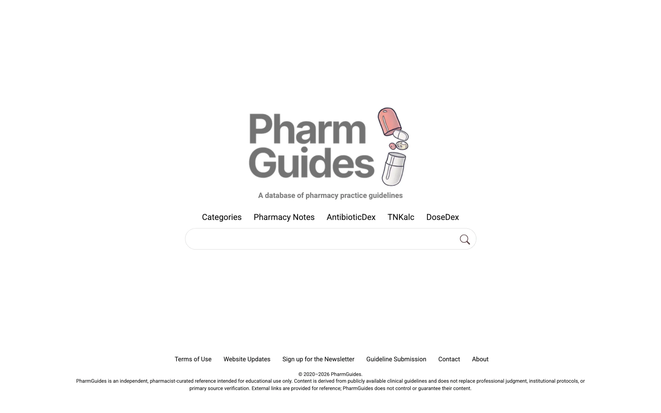 Home page
