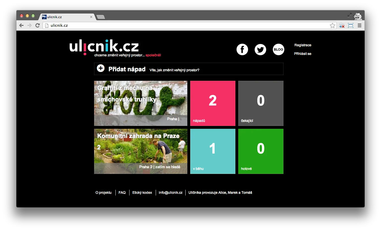 Home page